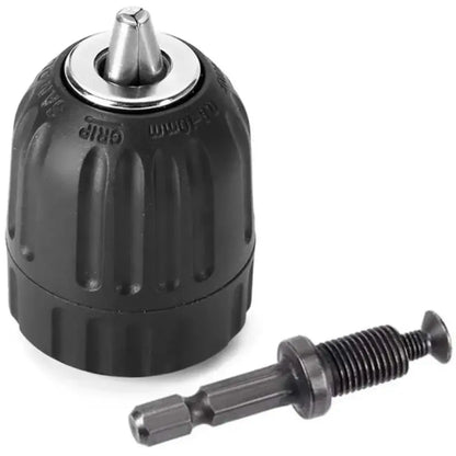 Mandrin autoserrant 0,8–10 mm avec adaptateur hexagonal 1/4 po - 1 pièce – 0,8 à 10 mm - Mandrin de perceuse
