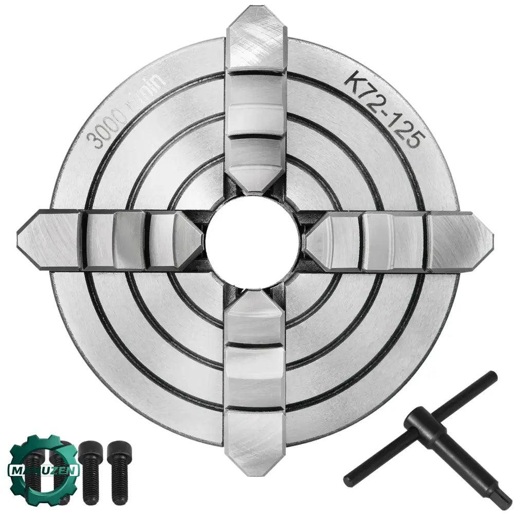 Mandrin de tour 4 mors indépendants 125 mm K72-125 - Mandrin de tour