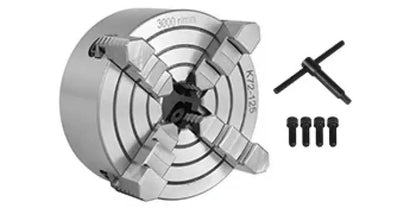 Mandrin de tour 4 mors indépendants 125 mm K72-125 - Mandrin de tour