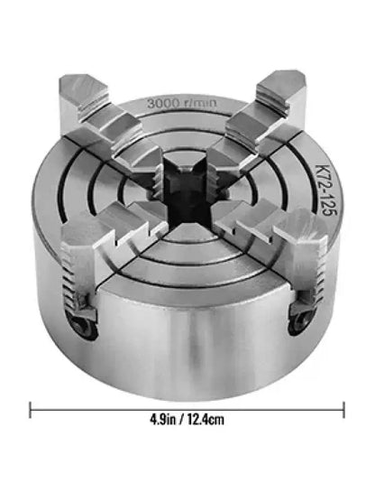Mandrin de tour 4 mors indépendants 125 mm K72-125 - Mandrin de tour