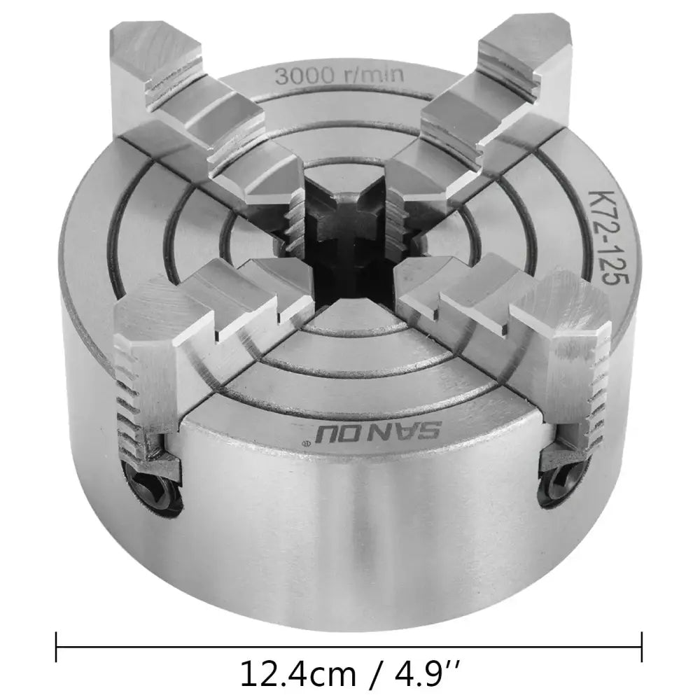 Mandrin de tour 4 mors indépendants 125 mm K72-125 - K72-125 – 4 mors / États-Unis - Mandrin de tour