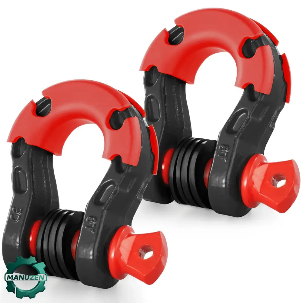 Manilles D 3/4 pouce 8 T – paire renforcée – image produit