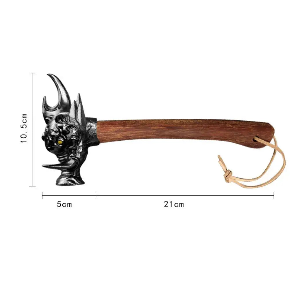 Marteau Inoxydable Tête Durable Manche Bois Résistant À La Rouille Extérieur Marteau de sanglier
