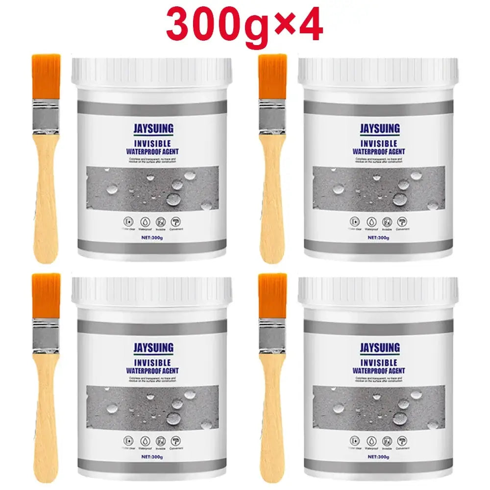 Mastic d’étanchéité incolore 300 g, 1 3 ou 4 pots - 4 pots de 300 g / France - Mastic d’étanchéité transparent
