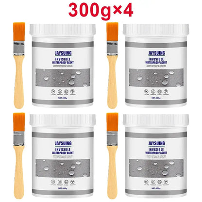 Mastic d’étanchéité incolore 300 g, 1 3 ou 4 pots - 4 pots de 300 g / France - Mastic d’étanchéité transparent