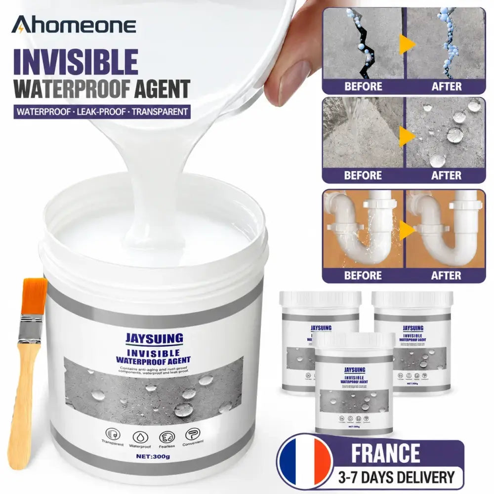 Mastic d’étanchéité incolore 300 g, 1 3 ou 4 pots - Mastic d’étanchéité transparent