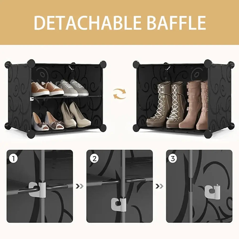 Meuble à chaussures modulable avec portes – plusieurs formats - meuble chaussures modulable portes