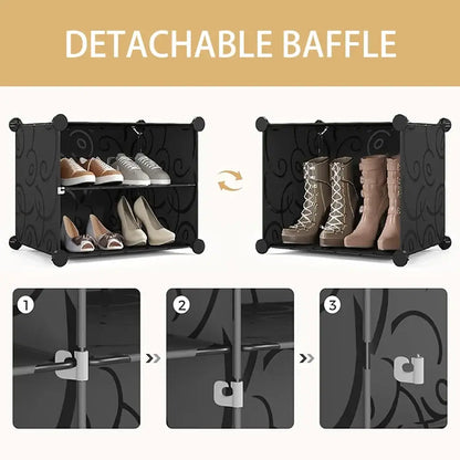 Meuble à chaussures modulable avec portes – plusieurs formats - meuble chaussures modulable portes