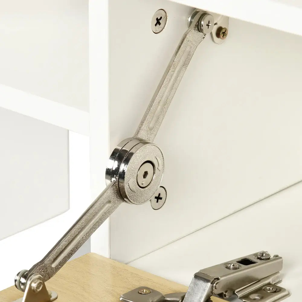 Meuble TV 154 cm avec étagère murale assortie - meuble TV avec étagère murale
