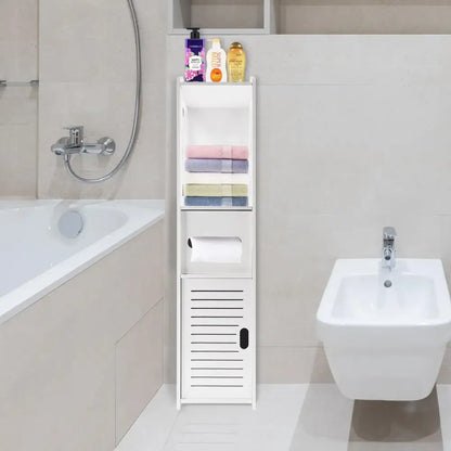 Meuble WC étroit en PVC – 20 × 18 × 80 cm - Meuble WC – 20 × 18 × 80 cm / Allemagne - meuble WC étroit rangement papier