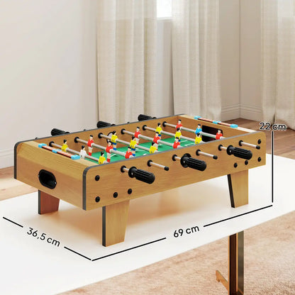 Mini baby-foot de table 69 cm – 18 joueurs et 2 balles - France - mini baby foot de table