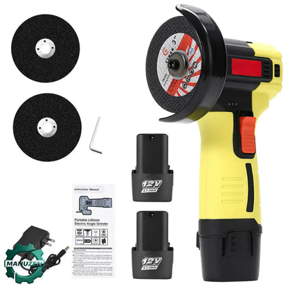 Mini-meuleuse sans fil à vitesse variable – 2 batteries – variante Jaune – 2 batteries