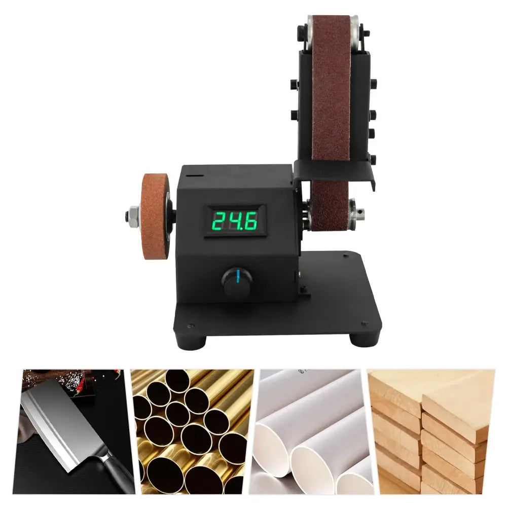Mini ponceuse à bande 350 W – bandes 30 × 380 mm - mini ponceuse bande 350 W