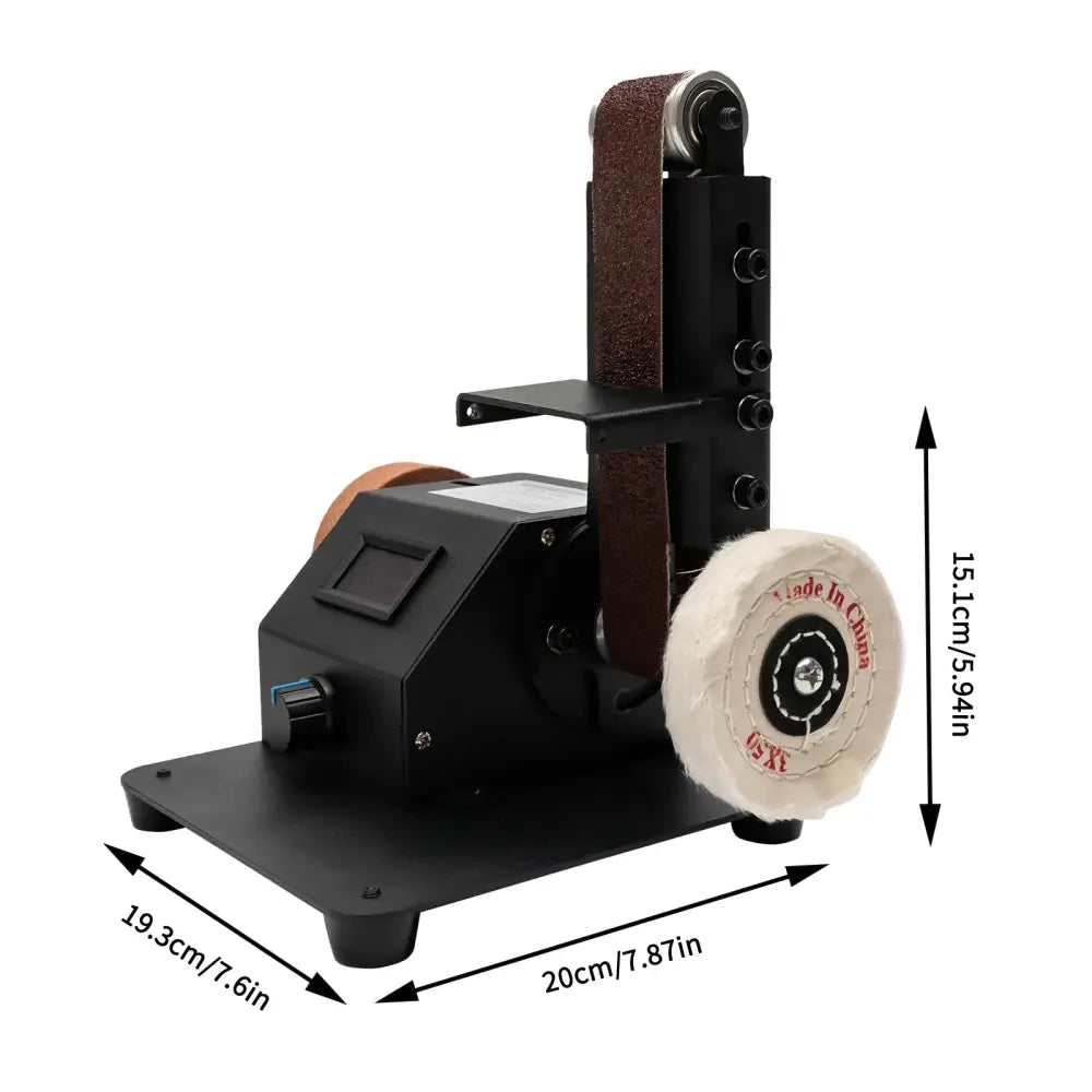Mini ponceuse à bande 350 W – bandes 30 × 380 mm - mini ponceuse bande 350 W