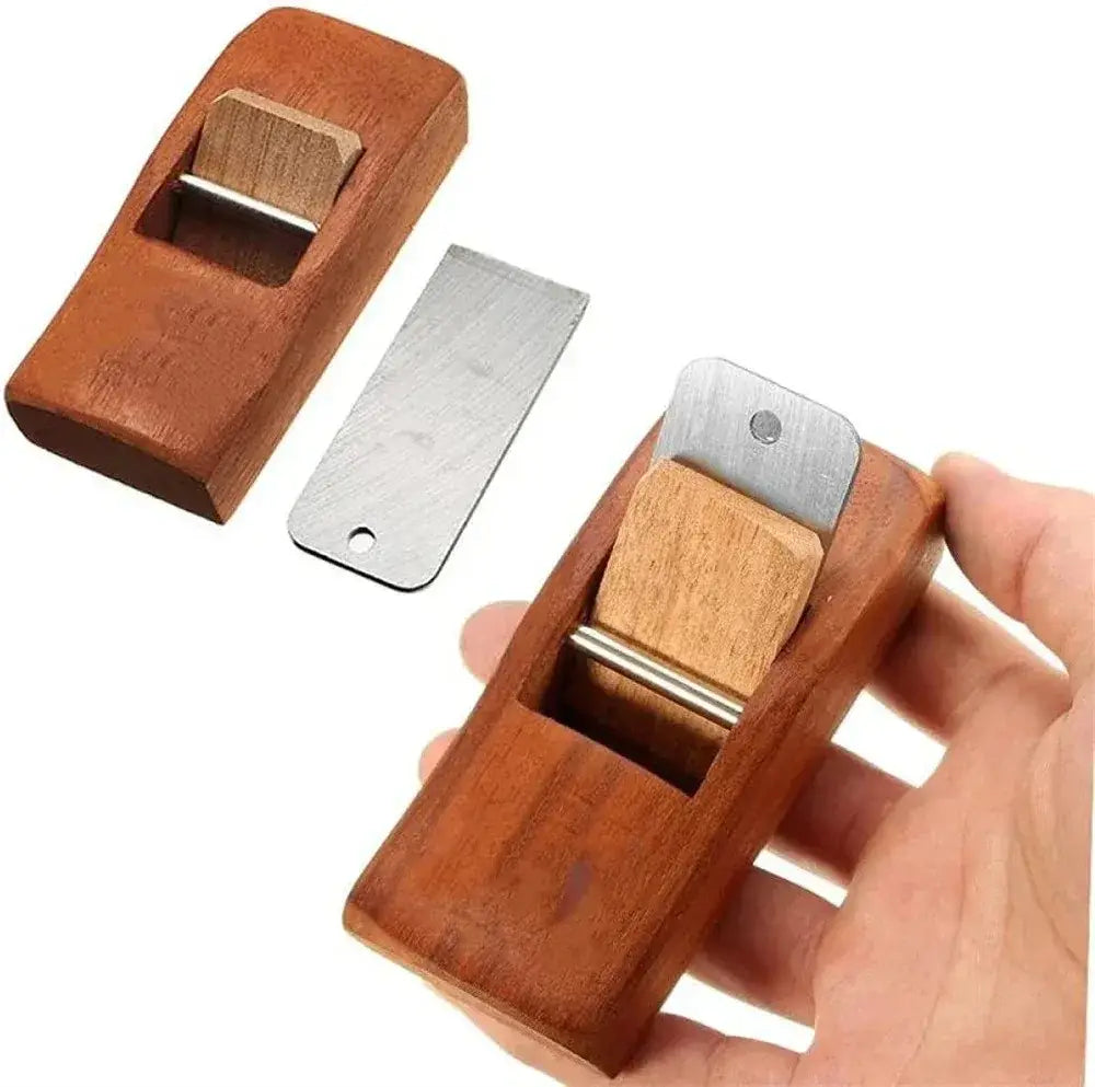 Mini rabot à main pour bois – acier inoxydable - 1 ensemble / France - Rabot à main