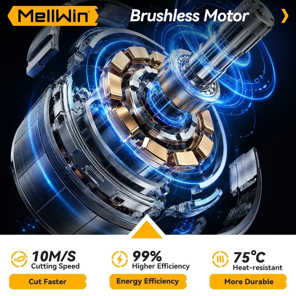Mini tronçonneuse brushless 8 pouces – compatible 18 V - mini tronçonneuse brushless 8 pouces