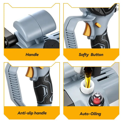 Mini tronçonneuse brushless 8 pouces – compatible 18 V - mini tronçonneuse brushless 8 pouces