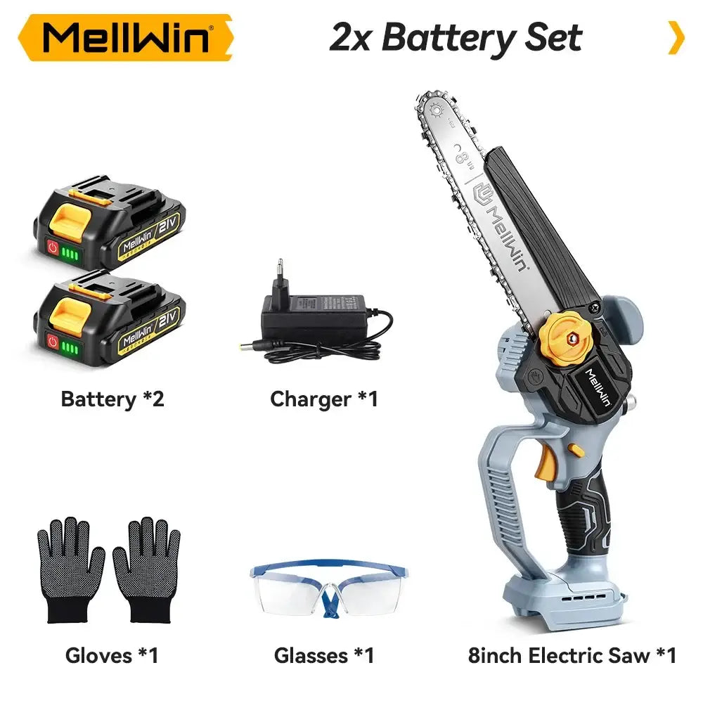 Mini tronçonneuse brushless 8 pouces – compatible 18 V - mini tronçonneuse brushless 8 pouces
