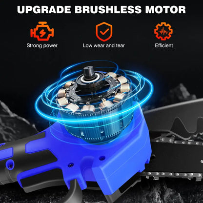 Mini tronçonneuse sans fil 15 cm – 2 batteries 1,5 Ah - Mini tronçonneuse + 2 batteries / France - Mini tronçonneuse