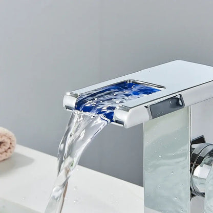 Mitigeur de lavabo cascade LED chaud/froid – détail produit 7