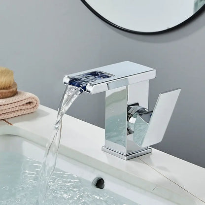 Mitigeur de lavabo cascade LED chaud/froid – détail produit 6
