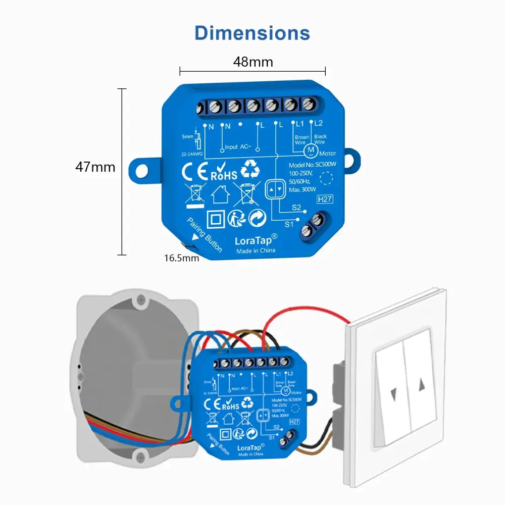 Module relais connecté pour volet roulant – détail produit 8