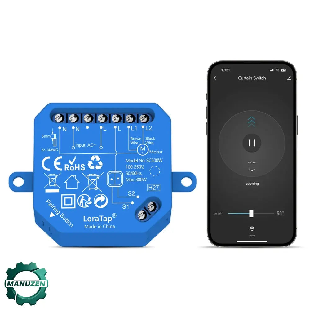 Module relais connecté pour volet roulant – variante 1 module / France