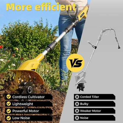 Motobineuse sans fil compatible Makita 18 V – travail 22 × 16 cm - Motobineuse sans fil