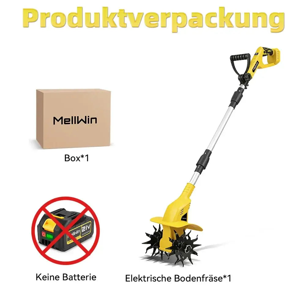 Motobineuse sans fil compatible Makita 18 V – travail 22 × 16 cm - Machine seule – sans batterie / Allemagne