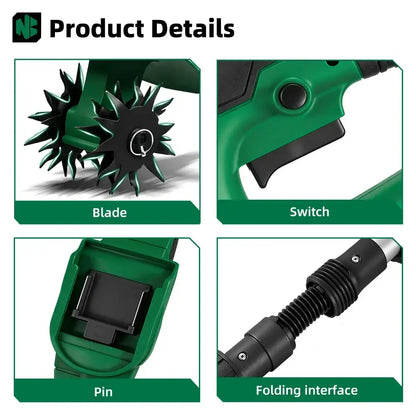 Motoculteur sans fil 170 mm – compatible Makita 18 V - Motoculteur électrique sans fil