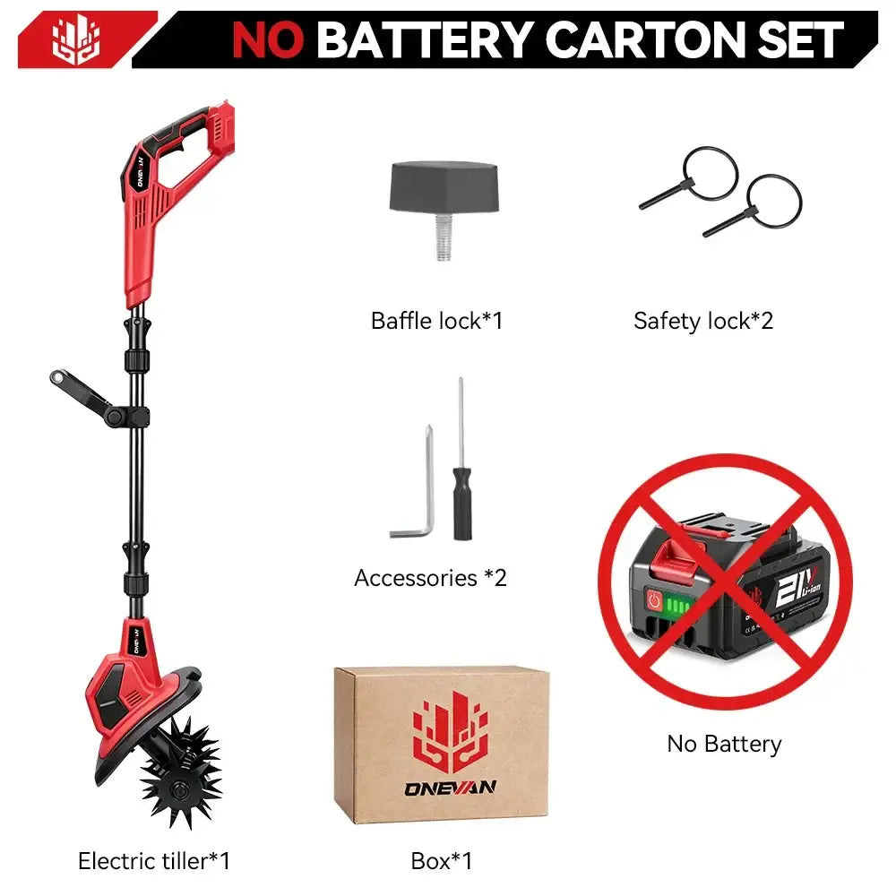 Motoculteur sans fil 24 cm – compatible Makita 18 V - Pologne / Sans batterie - Motoculteur électrique sans fil