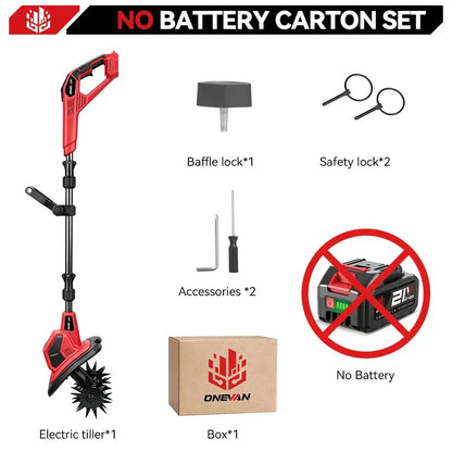 Motoculteur sans fil 24 cm – compatible Makita 18 V - Pologne / Sans batterie - Motoculteur électrique sans fil