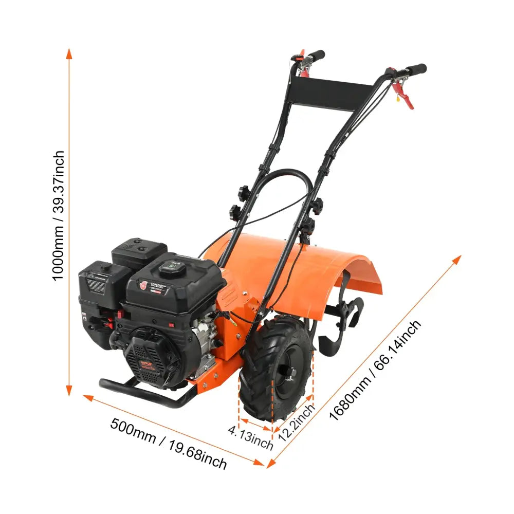 Motoculteur thermique 43 ou 212 cm³ – fraises avant en acier - 212 cm³ / République tchèque - Motoculteur thermique