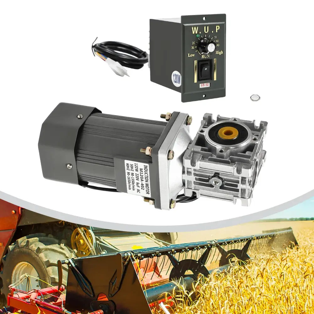 Motoréducteur à vis sans fin 120 W 220 V – réversible 30:1 - Motoréducteur à vis sans fin