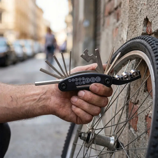 Multi-outil vélo 16 en 1 pliant – clés Allen et douilles - Pologne - Multi-outil vélo 16 en 1