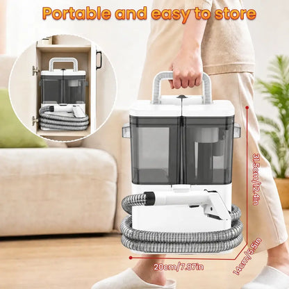 Nettoyeur de tapis et canapé 450 W – double réservoir - nettoyeur tapis canapé portable