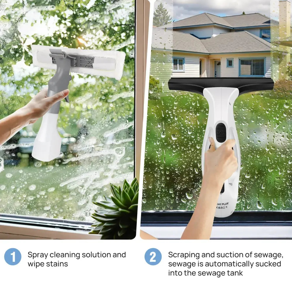Nettoyeur de vitres sans fil – autonomie jusqu’à 50 min – vue 4