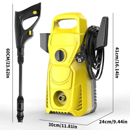 Nettoyeur Haute Pression Electrique Portable 1500W 135 Bars - Jaune / Électrique filaire / France
