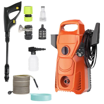 Nettoyeur Haute Pression Electrique Portable 1500W 135 Bars - Orange / Électrique filaire / France