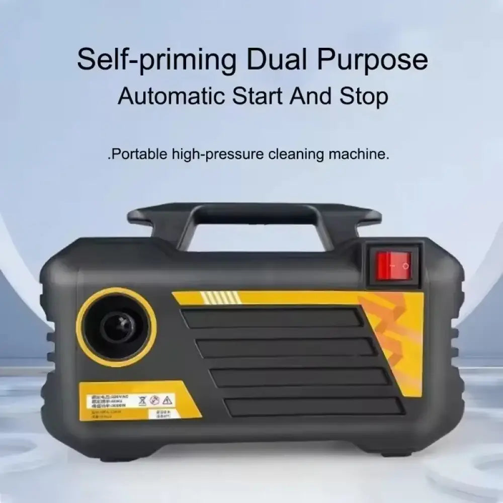 Nettoyeur Haute Pression Portable 220V 3000W Avec Modes Buse Et Mousse - Noir / France