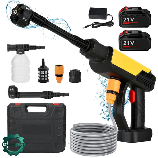 Nettoyeur Haute Pression Sans Fil 18V 70 Bar 500W Pour Voiture Avec 2 batteries Pologne