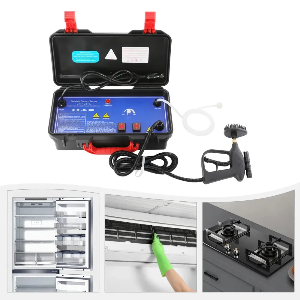 Nettoyeur vapeur portable 5 bar 3000 W – maison et voiture - Nettoyeur vapeur portatif