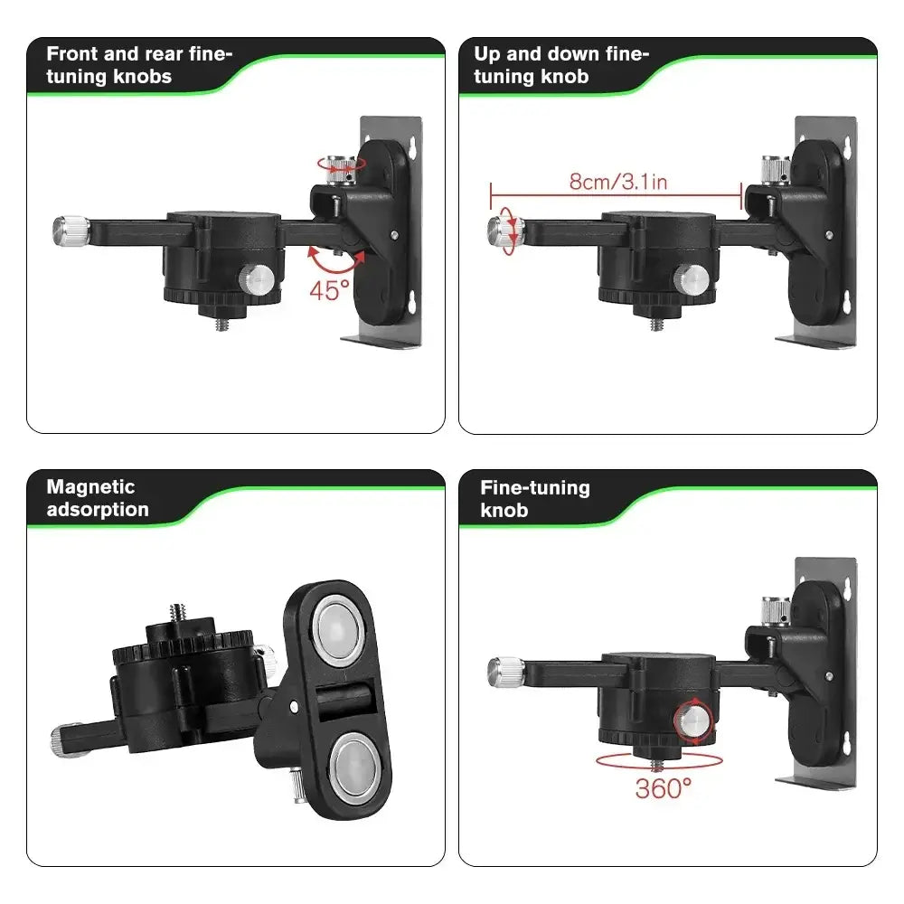 Niveau Laser Pro HGLINE 16Lignes Télécommande APP Nivellement 360 Degres