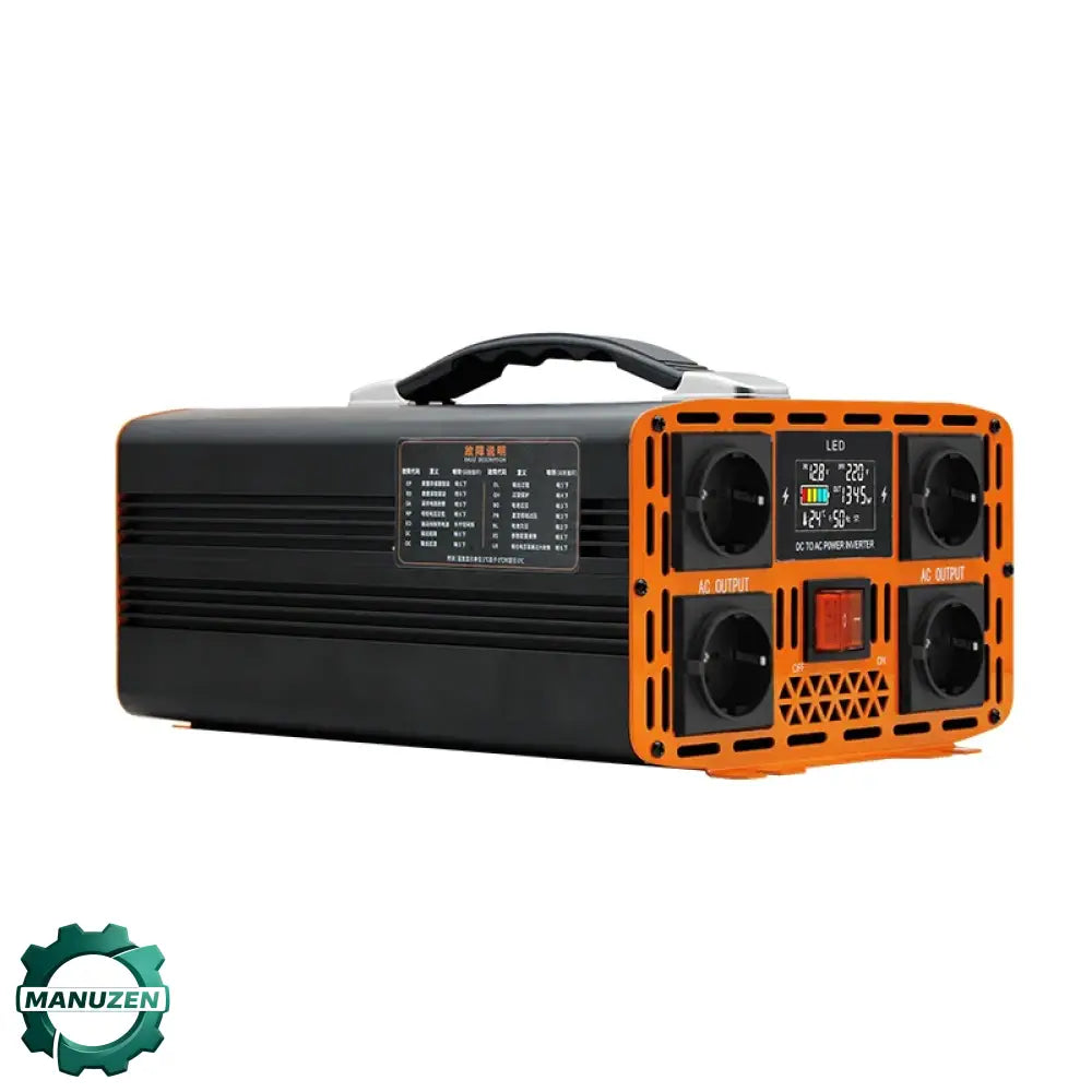 Onduleur sinusoïdal pur 4000 W 5000 W 7000 W 9000 W 12 V 24 V DC vers 220 V