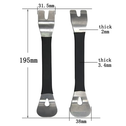Outil de démontage de garniture voiture en inox - Levier de démontage – 1 pièce / Chine – offre non publiée - Outil de