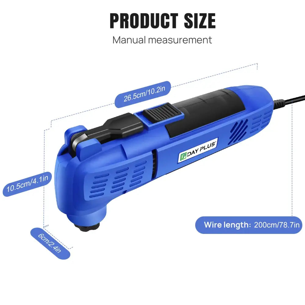 Outil multifonction oscillant 800 W – kit de coupe et rénovation - Bleu / Allemagne - Outil multifonction oscillant