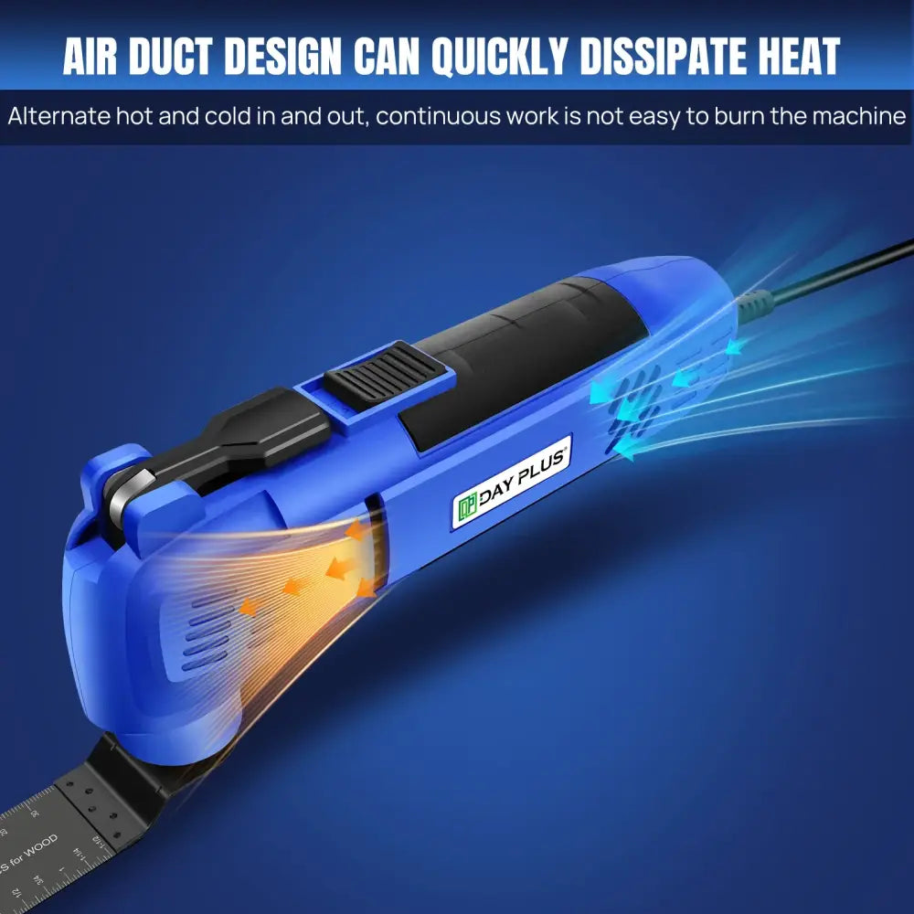 Outil multifonction oscillant 800 W – kit de coupe et rénovation - Bleu / Allemagne - Outil multifonction oscillant