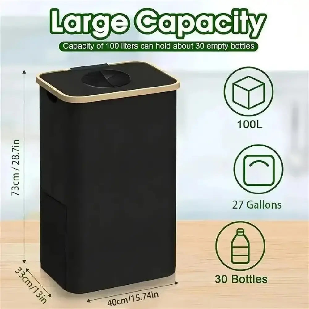 Panier de rangement pliable grande capacité – 100 à 160 L – détail produit 3