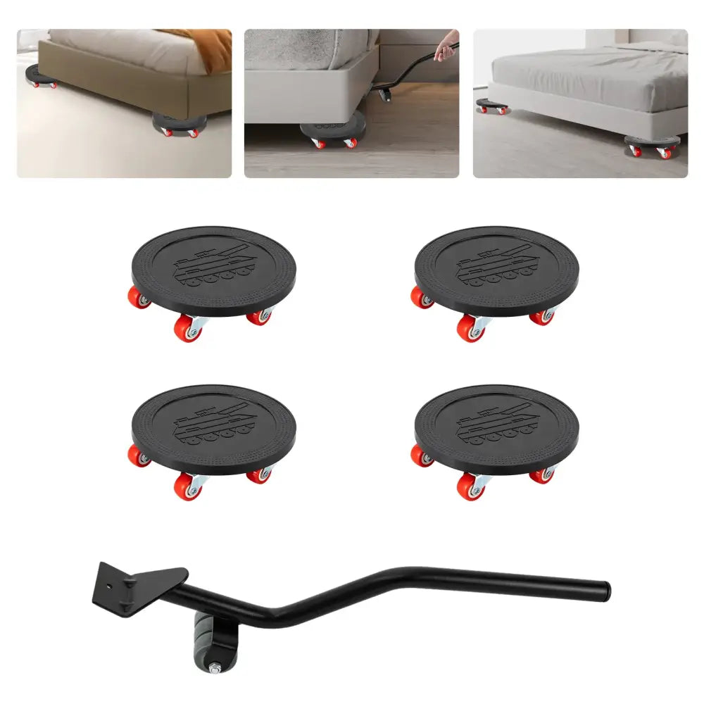 Patins roulants pour meubles 360° – lot de 4 - patins roulants meubles 360