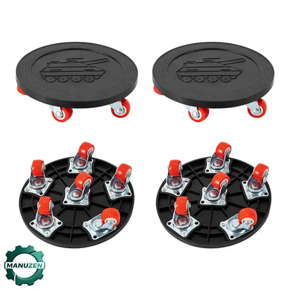 Patins roulants pour meubles 360° – lot de 4 - patins roulants meubles 360